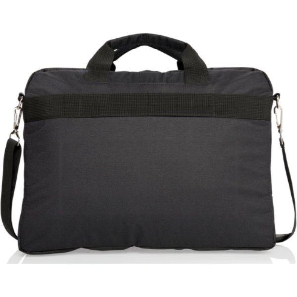Deluxe 15” laptop tas PVC-vrij — drukvlak artikel achterzijde