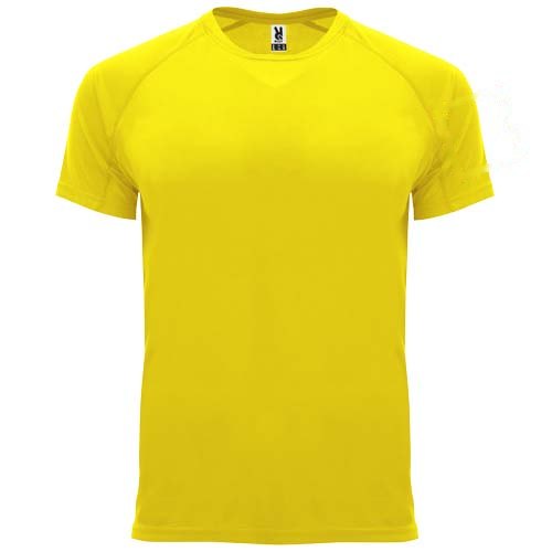Bahrain 135 g/m² sportshirt met korte mouwen voor heren — drukvlak linker bicep