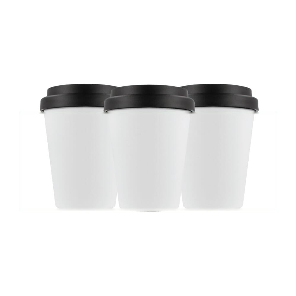 RPP Koffiebeker Wit 250ml — drukvlak rondom