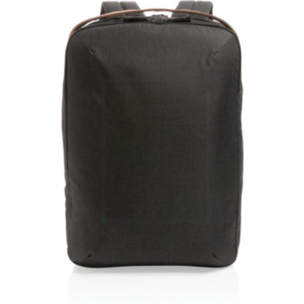 Impact AWARE™ 300D two tone deluxe 15.6" laptoprugzak — drukvlak artikel voorzijde