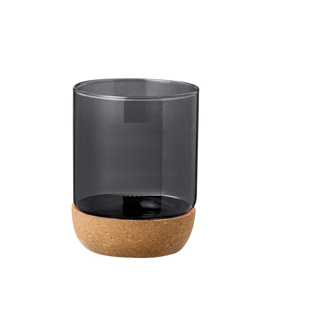 Beker Bixlo — drukvlak links op het glas