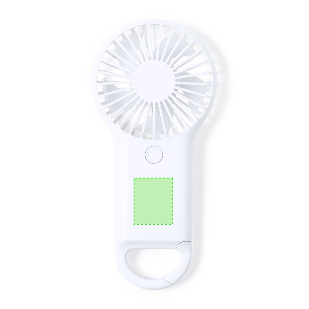 Ventilator Dayane — drukvlak onder de knoppen