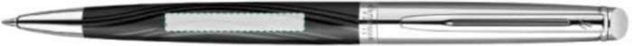 Waterman Hémisphère Deluxe balpen | Silky Black — drukvlak houder