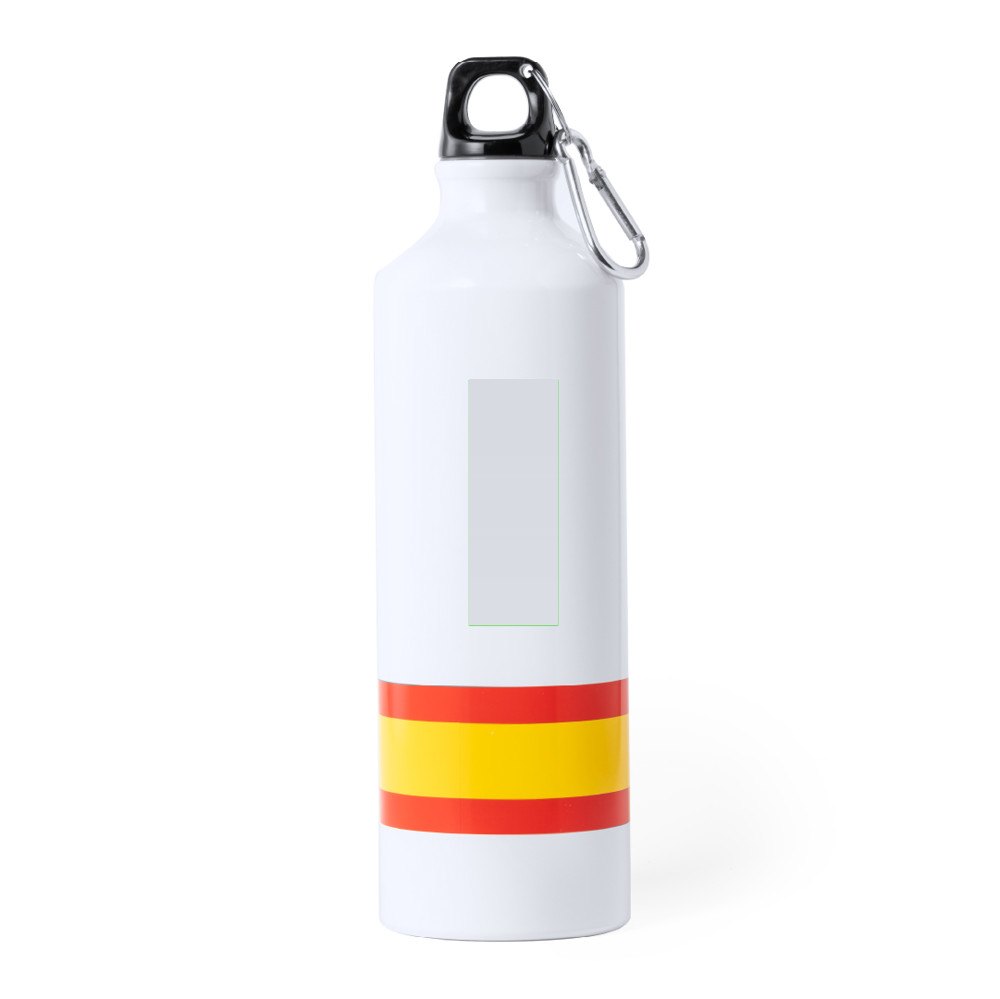 Fles Alprin — drukvlak gecentreerd op de voorzijde