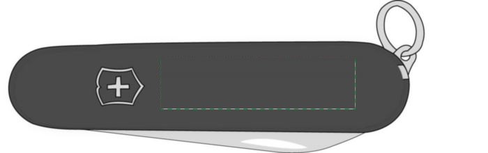 Victorinox Zakmes Bantam — drukvlak voorzijde