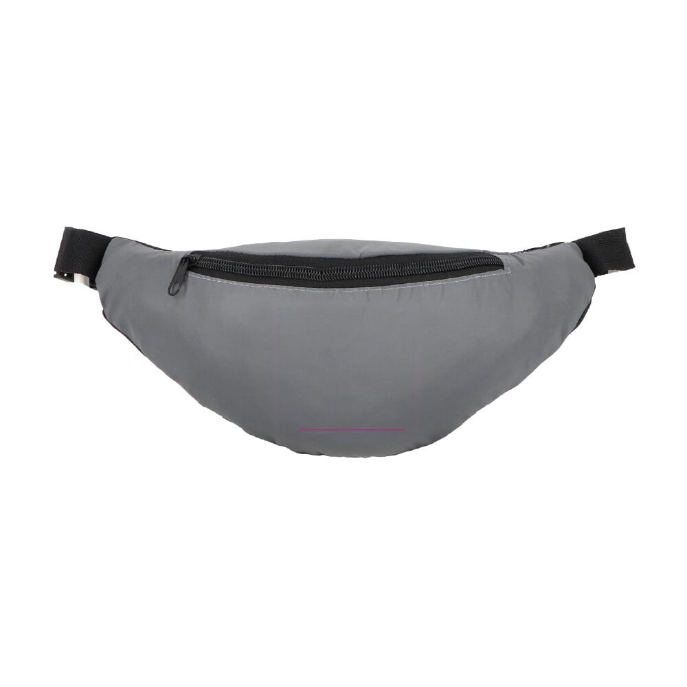 Reflective Zola Waist Bag — drukvlak midden op de voorkant