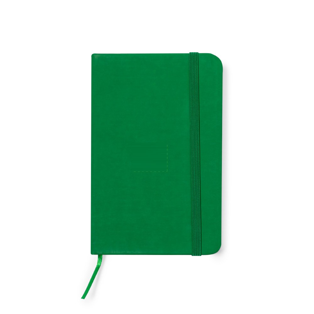 Notitieblokje Kinelin — drukvlak op de cover