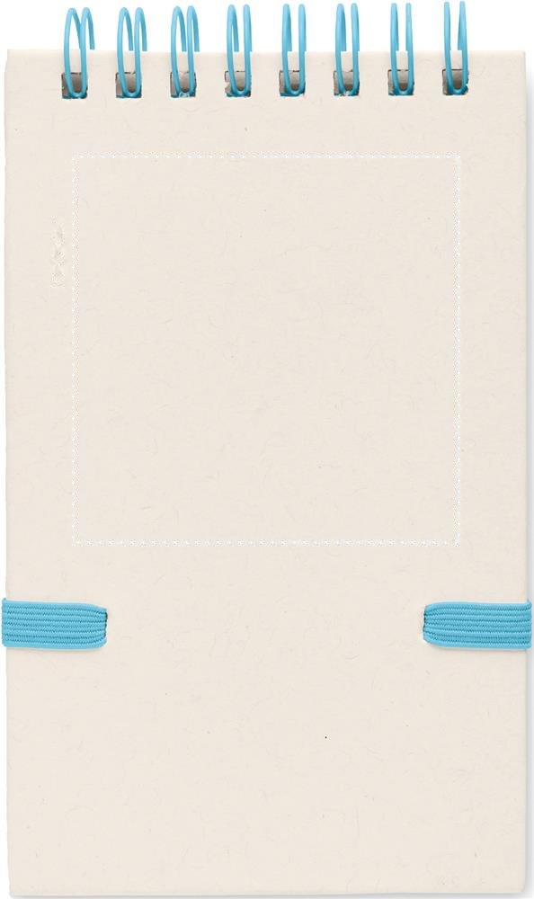 MITO SET - A6 Gerecycled karton notebook — drukvlak achterzijde
