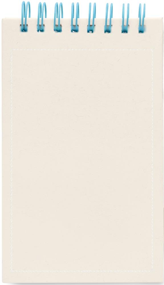 MITO SET - A6 Gerecycled karton notebook — drukvlak voorzijde