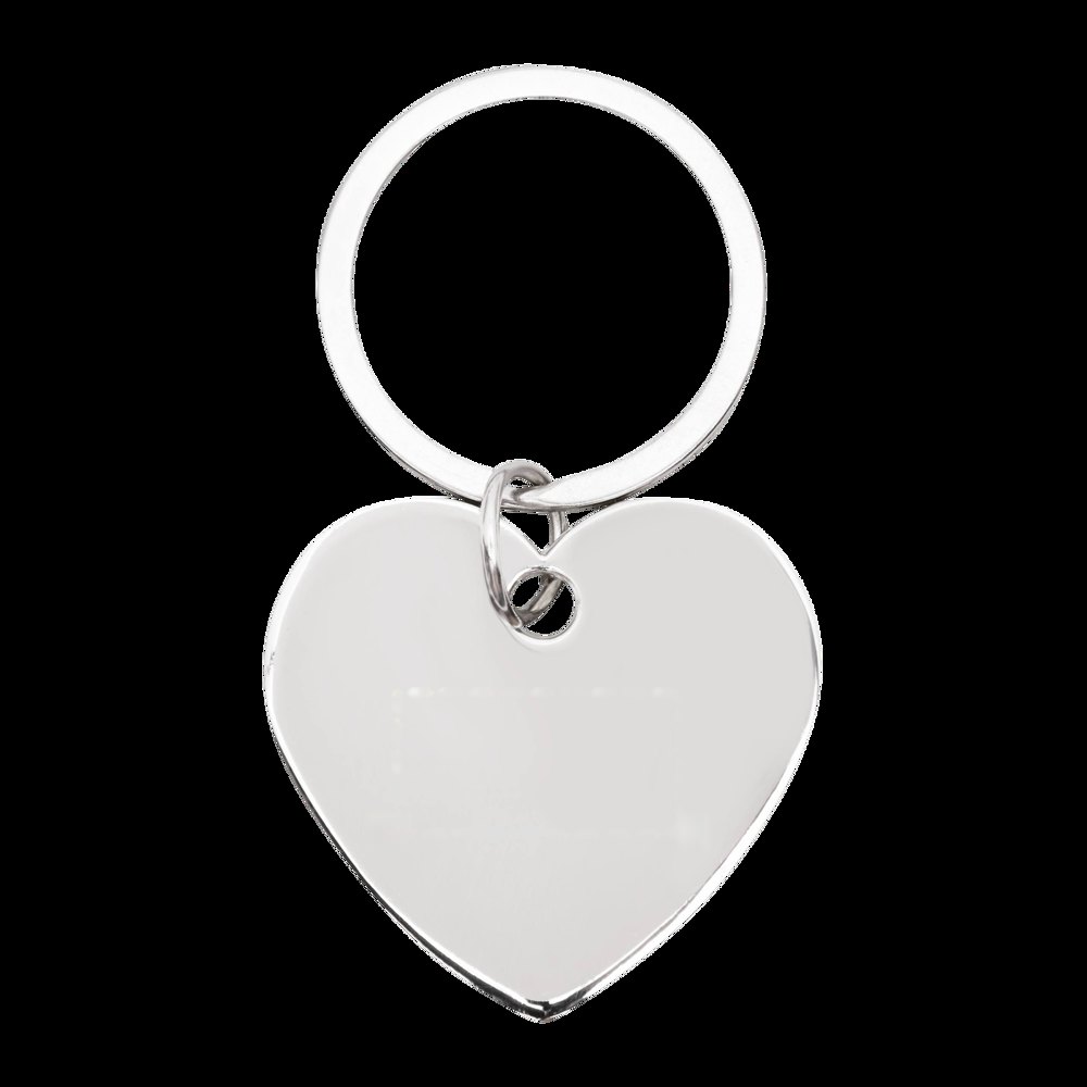 LOVELY - Sleutelhanger — drukvlak gecentreerd op het hartje