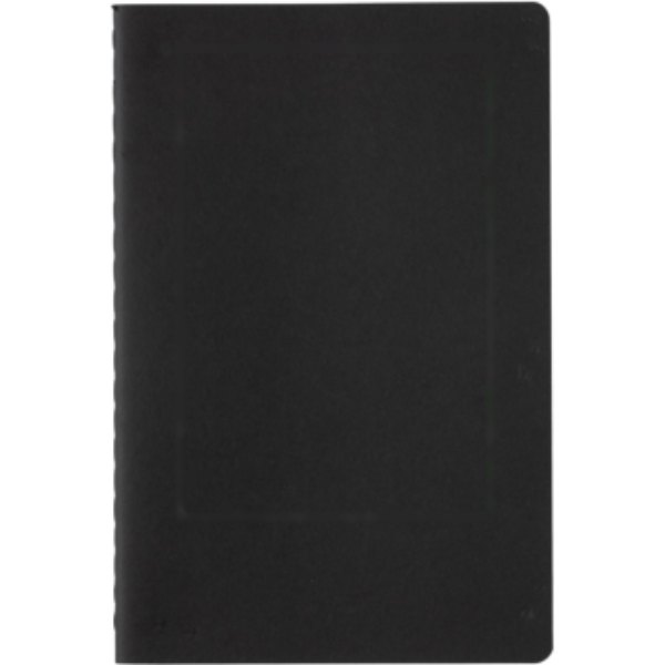 A5 standard softcover notitieboek — drukvlak artikel voorzijde boven