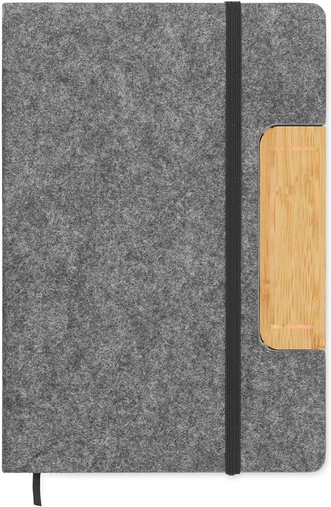 NOTEMIX - Set notitieblok telefoonhouder — drukvlak notebook bamboo deel