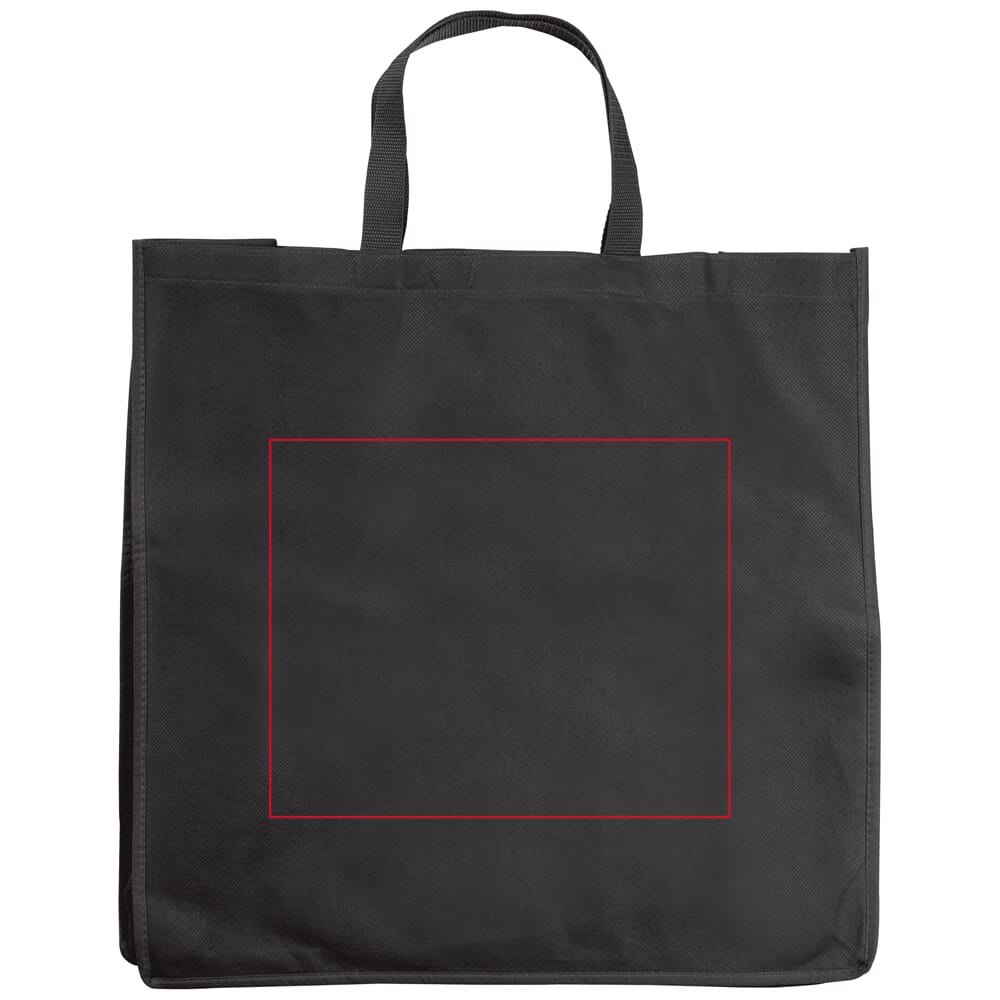 Draagtas non woven 75g/m² — drukvlak midden op voorzijde