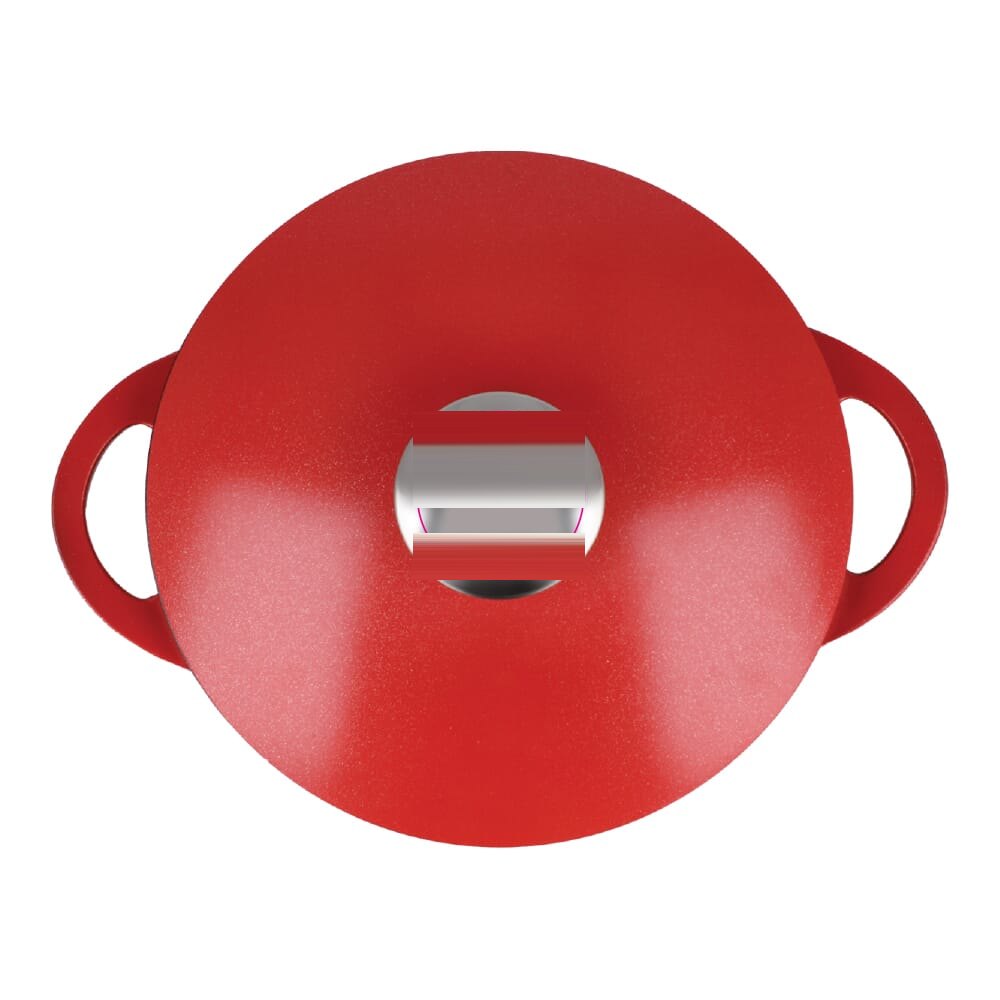 Orrefors Jernverk Aluminium pan 2.5L — drukvlak op het handvat