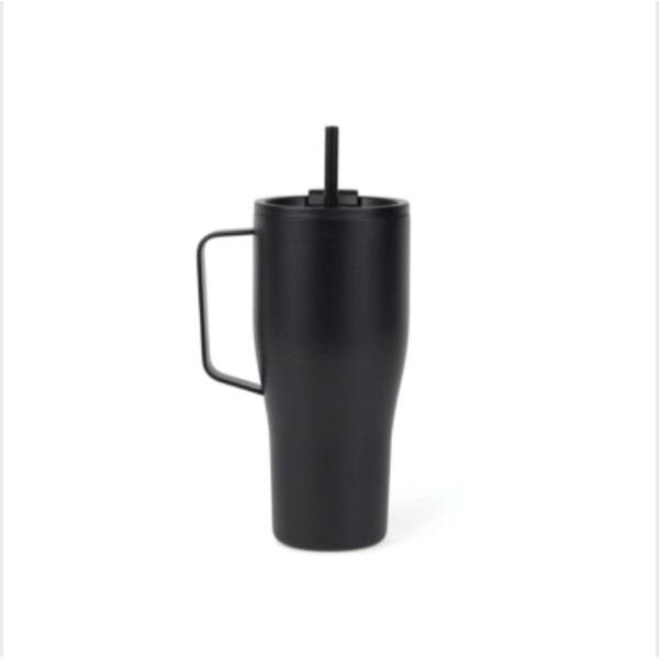 VINGA Eos voyager RCS recycled RVS 800 ML — drukvlak artikel achterzijde boven