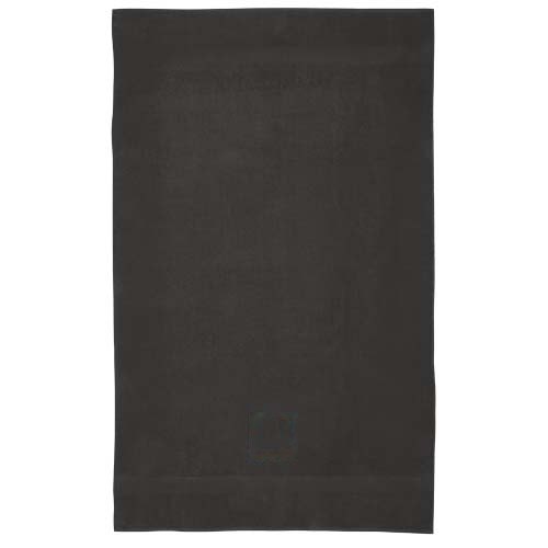 Evelyn handdoek 100 x 180 cm van 450 g/m² katoen — drukvlak boven band