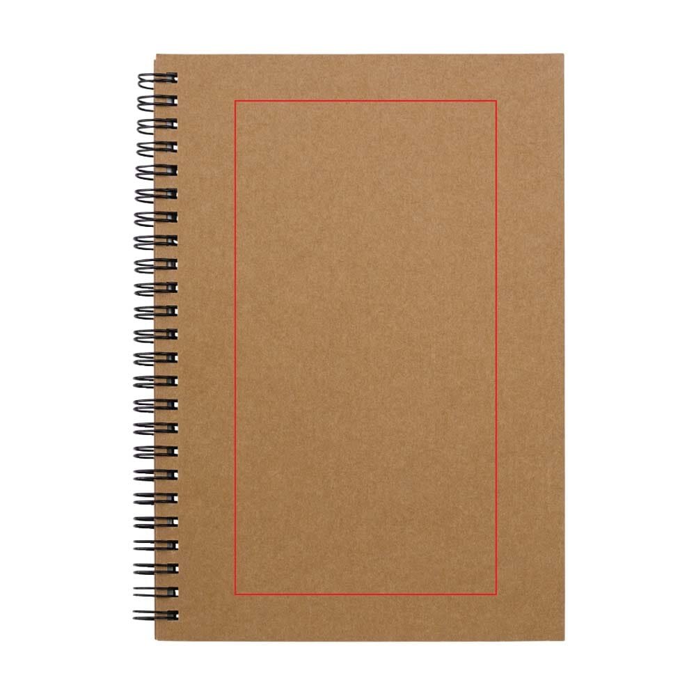 Rock paper notitieboek A5 — drukvlak voorzijde