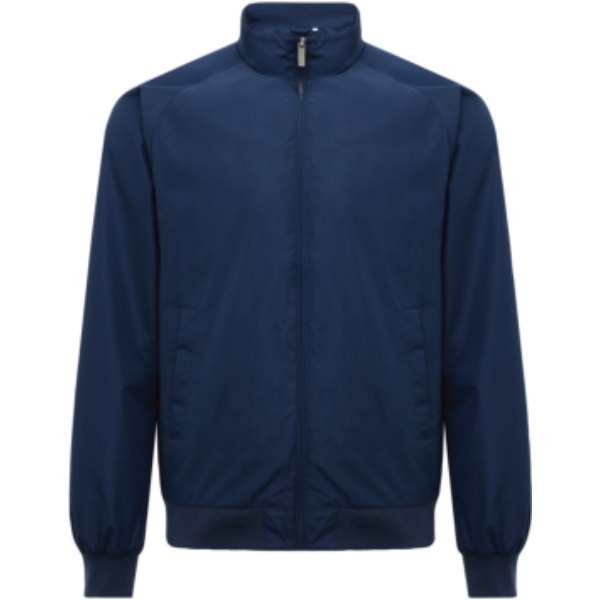 IQONIQ Odin recycled polyester urban jas — drukvlak borst linkerzijde