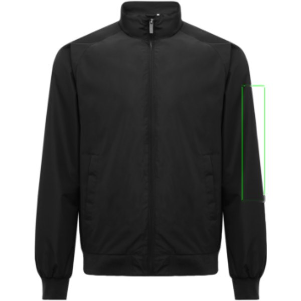 IQONIQ Odin recycled polyester urban jas — drukvlak mouw links