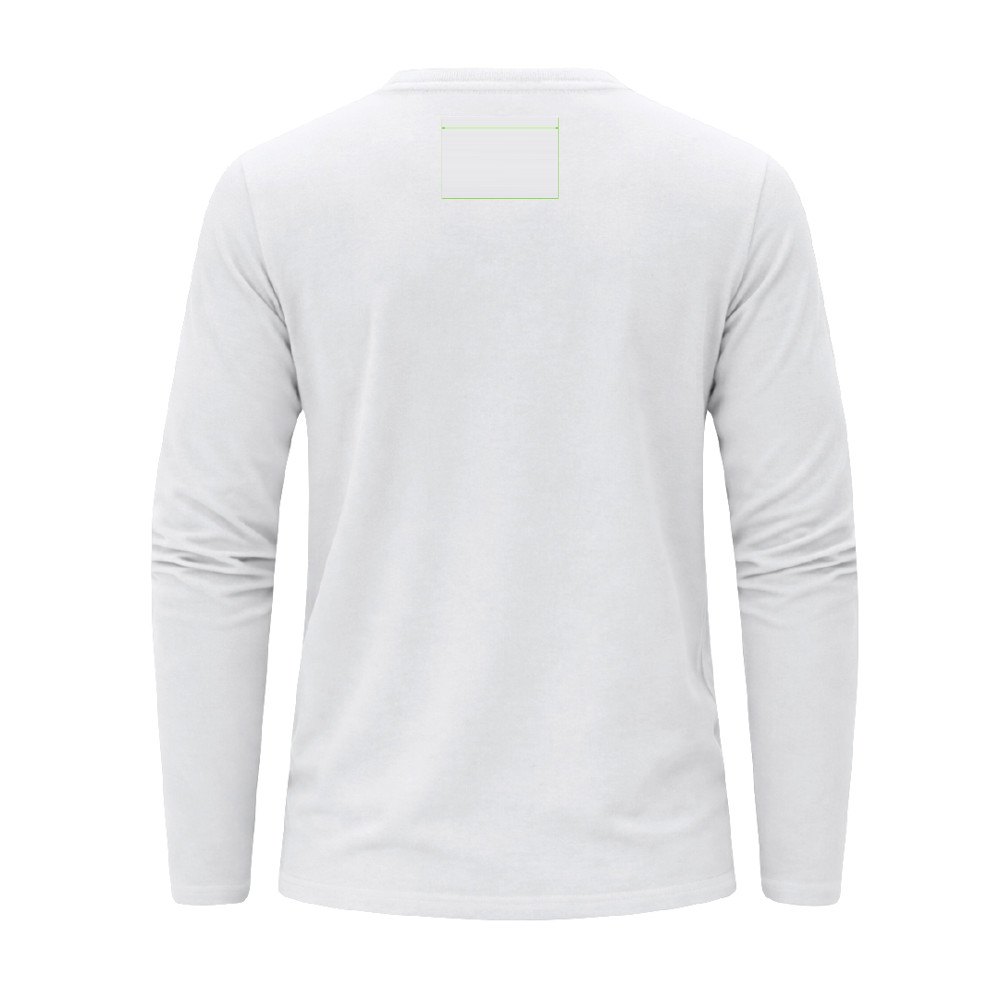 Wit T-Shirt Volwassene Plint — drukvlak bovenrug
