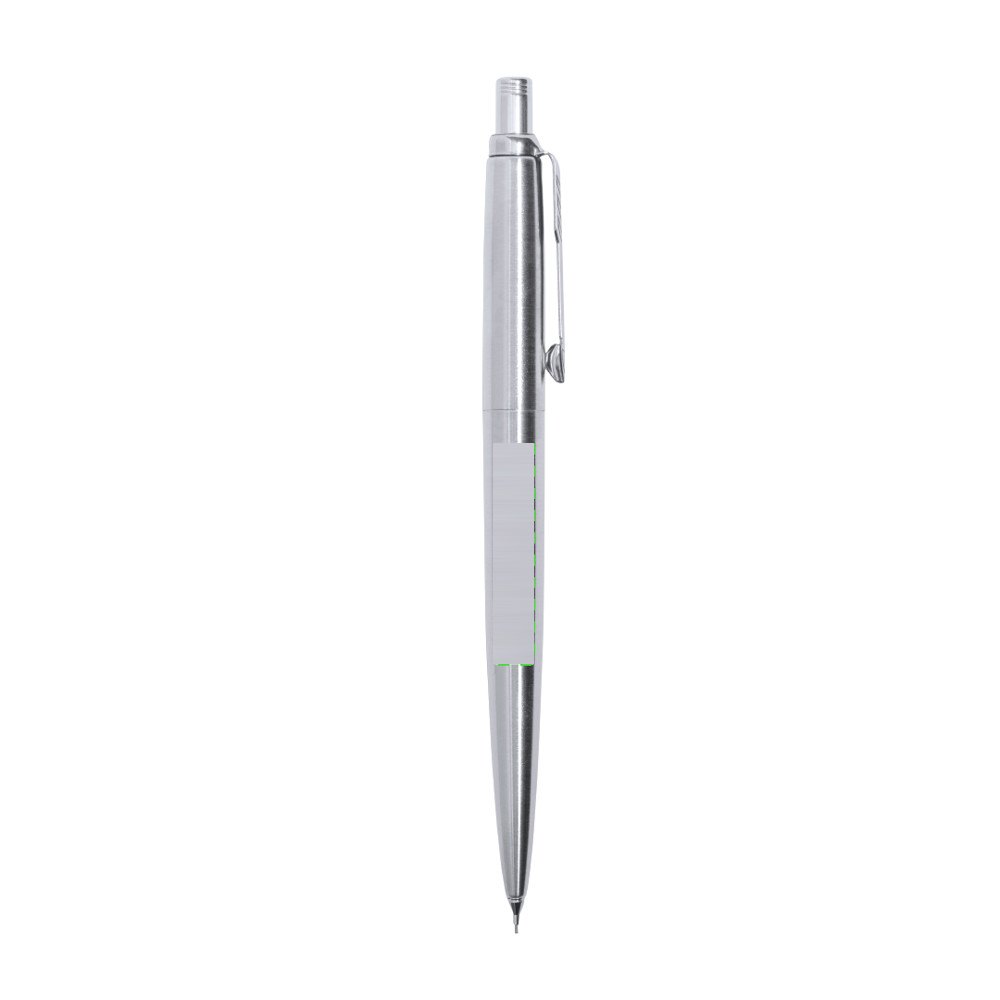 Vulpotlood Jotter Core — drukvlak onderkant tegenover clip