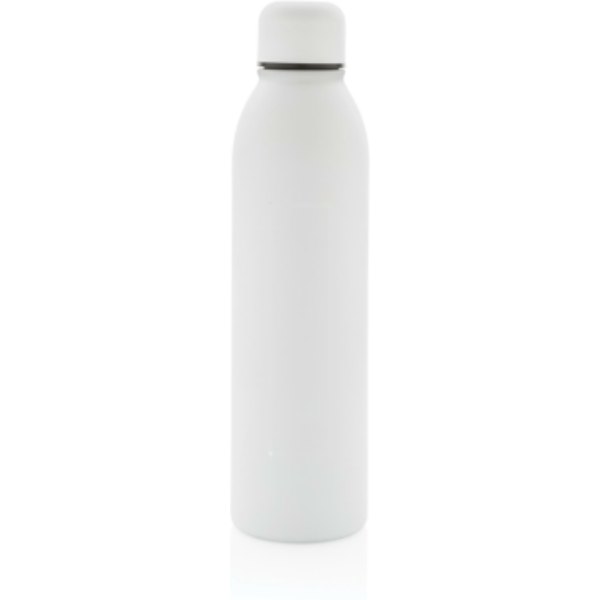 RCS gerecycled roestvrijstalen vacuümfles 500ML — drukvlak artikel achterzijde
