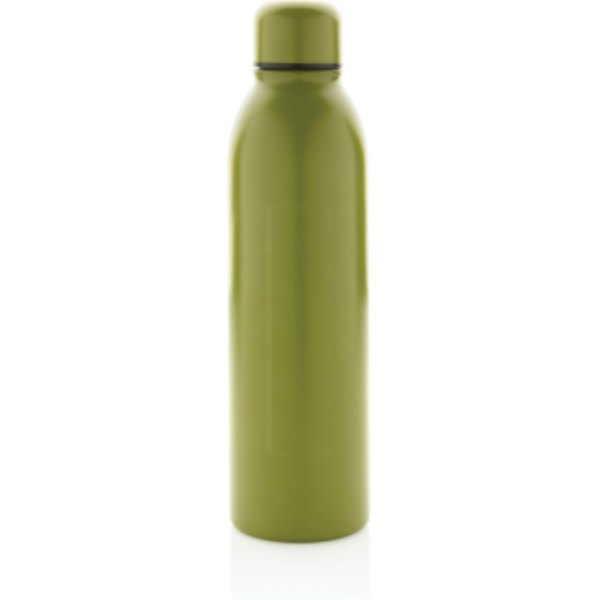 RCS gerecycled roestvrijstalen vacuümfles 500ML — drukvlak artikel voorzijde