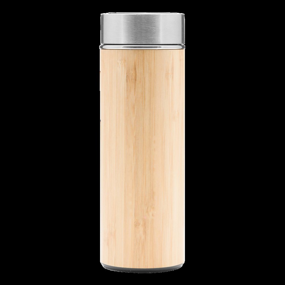 BAMBOO TEMP - Isoleerbeker — drukvlak gecentreerd aan de onderkant