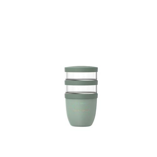 Mepal Ellipse 3 delige 500 ml + 2 x 200 ml geïsoleerde lunchpot — drukvlak rondom