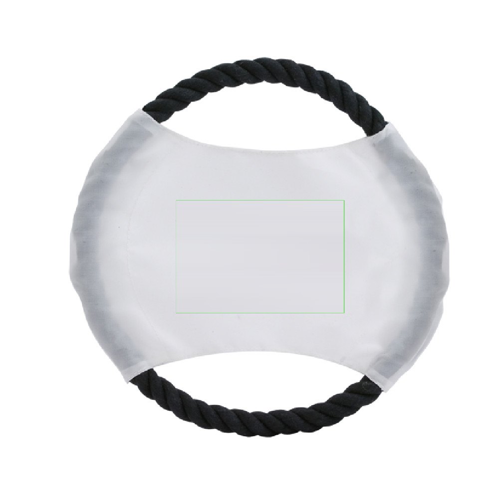 Frisbie Flybit — drukvlak gecentreerd