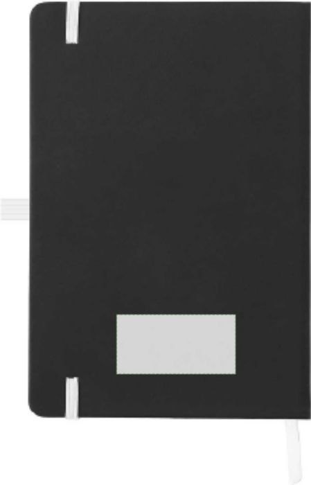 Notitieboek Charlene | Gerecycled PU | A5 | Gelinieerd — drukvlak achterzijde