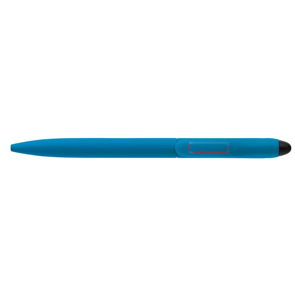 Balpen Touchy stylus hardcolour — drukvlak op de clip