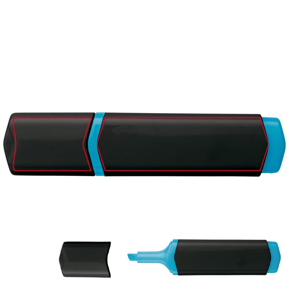 Tekstmarker — drukvlak op dop en houder