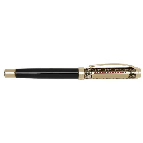 Legato set met balpen en rollerbalpen (blauwe inkt) — drukvlak rollerbalpen dop