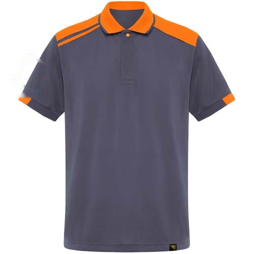 Samurai 160 g/m2 unisex antibacteriële polo met korte mouwen — drukvlak rechter bicep