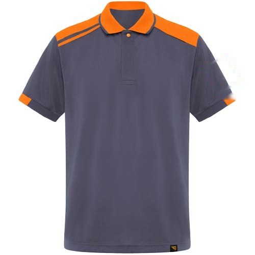 Samurai 160 g/m2 unisex antibacteriële polo met korte mouwen — drukvlak linker bicep
