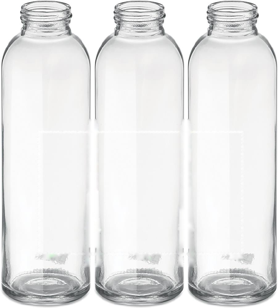 UTAH TOUCH - Glazen drinkfles in tasje — drukvlak drukvlak 1