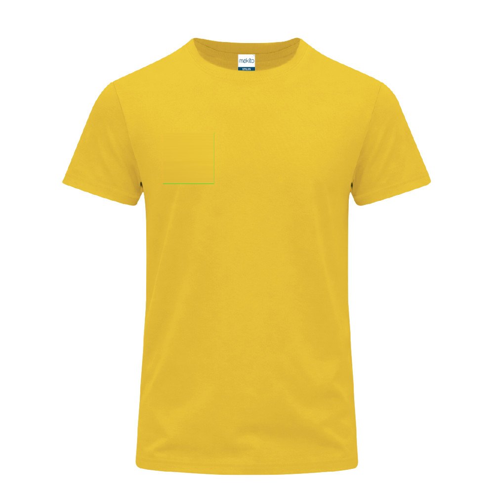 Kleuren T-Shirt Volwassene Stiles — drukvlak rechterborst