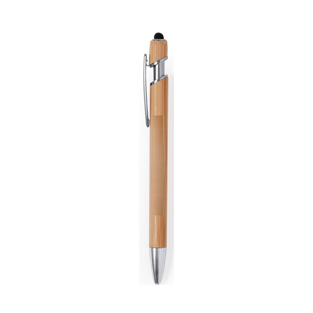 Touch-Screen Balpen Clixo — drukvlak naast de clip