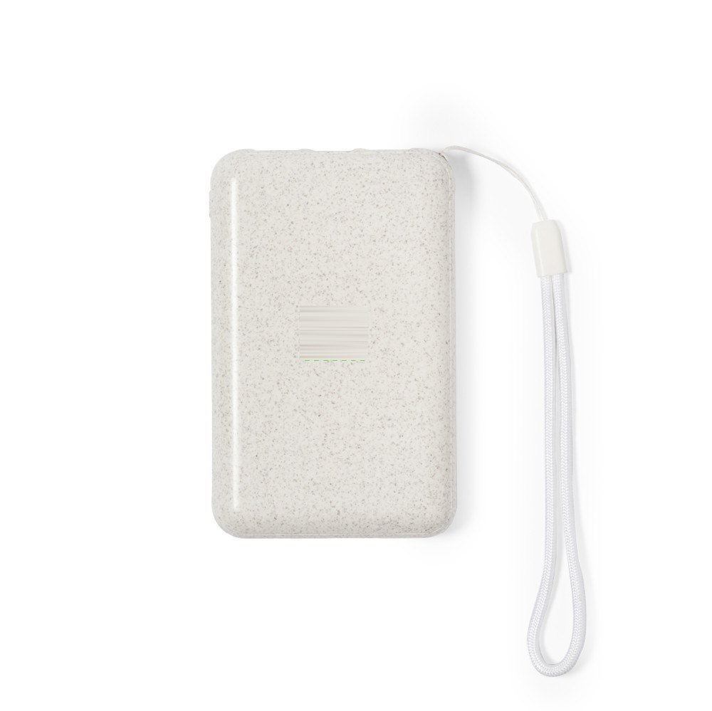 Power Bank Dawson — drukvlak op de achterkant