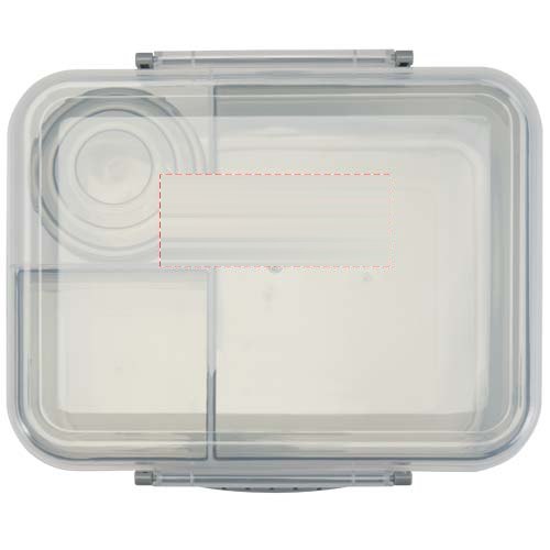 Cravee 1450 ml lunchdoos — drukvlak deksel
