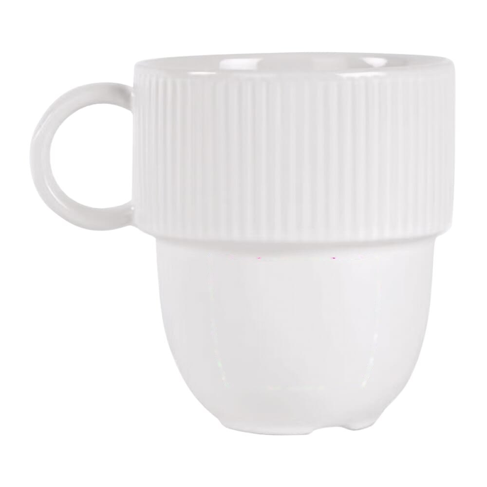 Sagaform Inka mok met oor 270ml — drukvlak rechts van het handvat