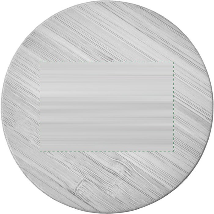 Drinkfles Vicente | Glas | Bamboe deksel | 420 ml — drukvlak op deksel