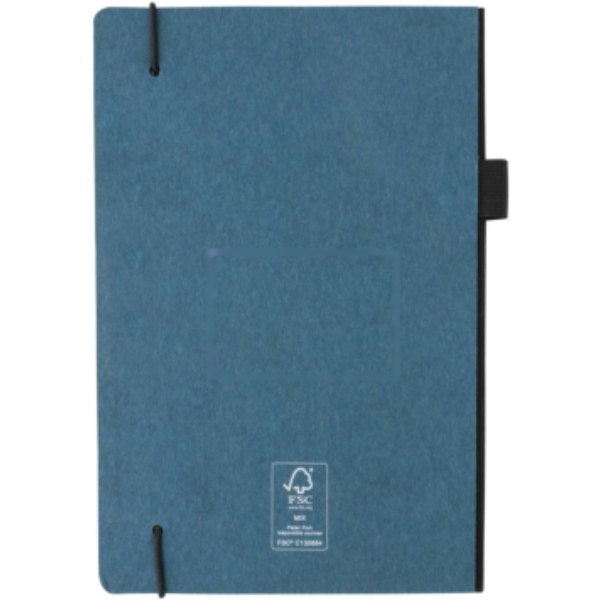 A5 deluxe kraft hardcover notitieboek — drukvlak artikel achterzijde midden