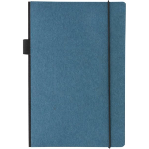 A5 deluxe kraft hardcover notitieboek — drukvlak artikel voorzijde midden