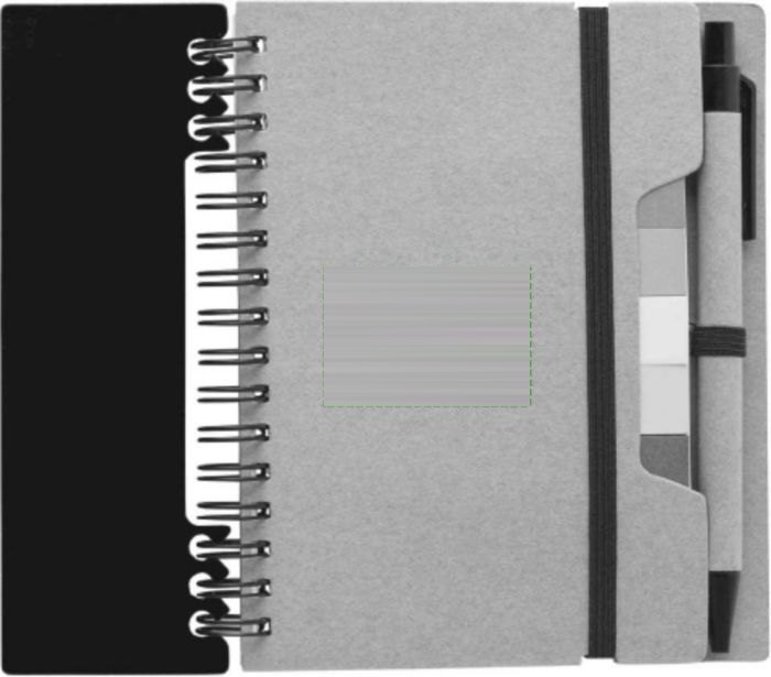 Notitieboek Stella | Gerecycled papier | Gelinieerd — drukvlak voorzijde