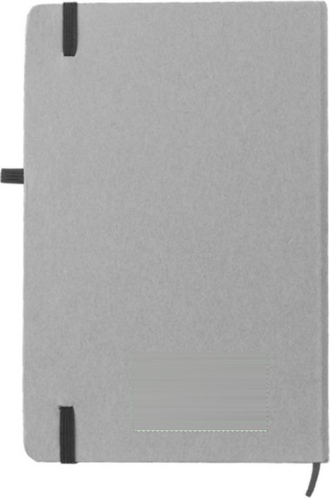 Notitieboek Cora | Steenpapier | A5 | Hardcover — drukvlak achterzijde
