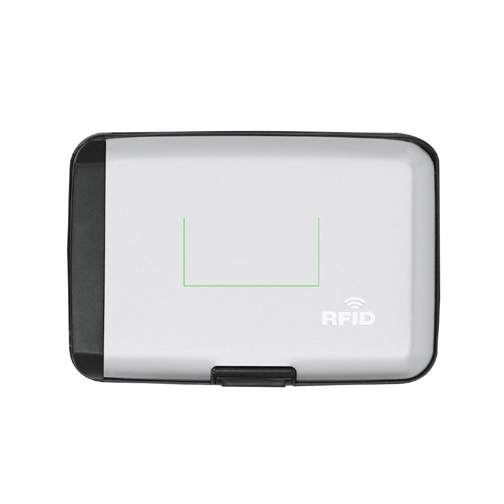 Power Bank Kaartjeshouder Chefler — drukvlak klein in het midden