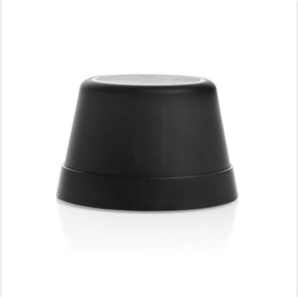 Nivio RCS gerecycled aluminum magnetische 5W Speaker — drukvlak artikel voorzijde