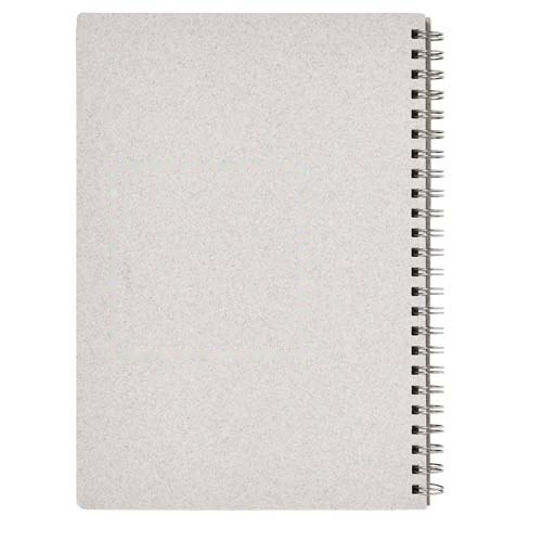 Blanco A5-formaat wire-O notitieboek — drukvlak achterzijde